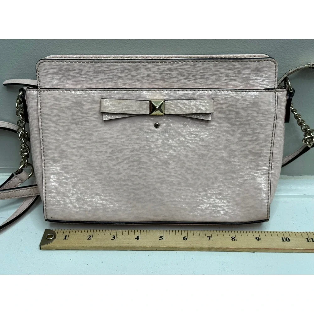 Kate Spade New York Beacon Court Angelica bow‎ crossbody bag Pink